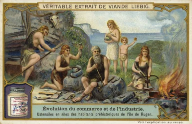 Prähistorische Feuersteinwerkzeugherstellung auf der Insel Rügen